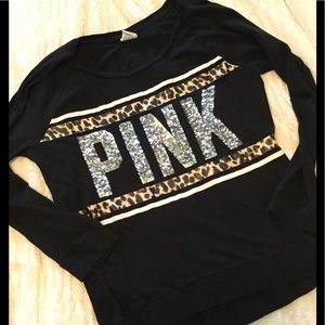 PINK VICTORIA SECRET long sleeve top